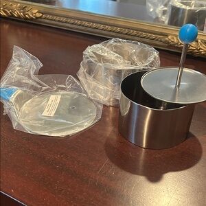 Stainless Steel 4pc Food Molding set